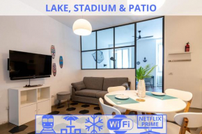 Lake, Stadium & Patio - Self Check-in & Remote Access Como